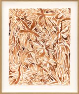 Blind eyes long headed poppy 2 by Saif Azzuz contemporary artwork works on paper