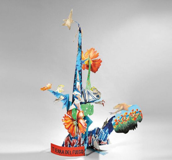 Tierra del Fuego by Marjorie Strider contemporary artwork Sculpture