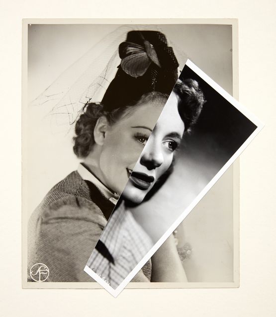 She Film Portrait Collage XXXVIII by John Stezaker contemporary artwork Mixed Media