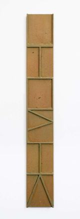Stele UTOPIA by Simon Burton contemporary artwork painting works on paper