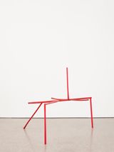 OUI Rouge by Jean-Luc Moulene contemporary artwork painting works on paper drawing