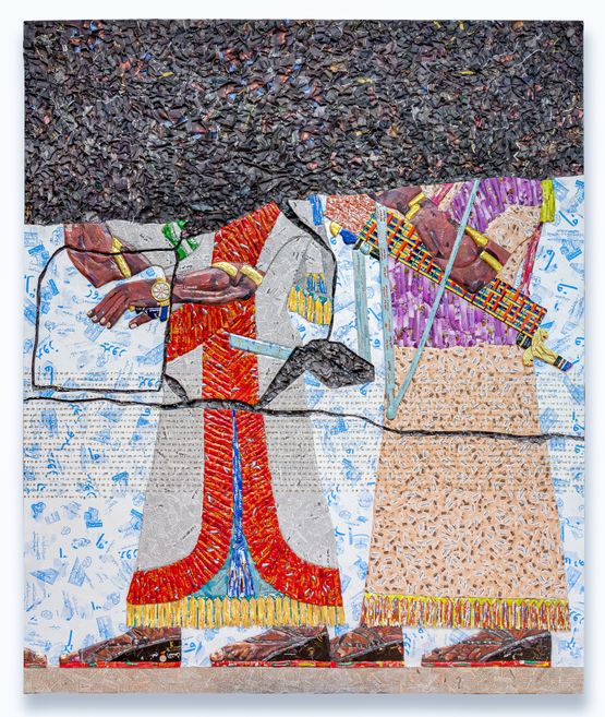 The invisible enemy should not exist Room G Northwest Palace of Nimrud Panel 25 by Michael Rakowitz contemporary artwork Sculpture