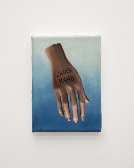 Underhand by Fiona Banner Aka The Vanity Press contemporary artwork Painting