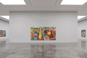 Contemporary art exhibition Michael Armitage Amongst the Living with Seyni Awa Camara at White Cube Bermondsey London United Kingdom