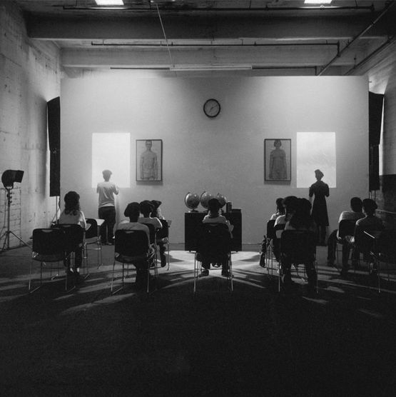 A Class Ponders the Future by Carrie Mae Weems contemporary artwork Photography