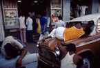 Exhausted workmen Bombay by Raghubir Singh contemporary artwork Photography