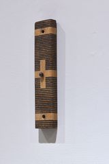 Voewood by Roger Ackling contemporary artwork sculpture
