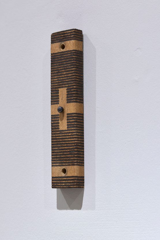 Voewood by Roger Ackling contemporary artwork Sculpture