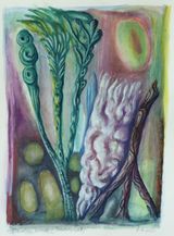 Einzelne Winde Totalreservate by Hartmut Neumann contemporary artwork painting works on paper