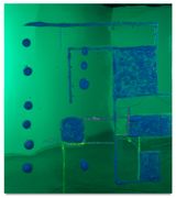 9 Songs  Geometric Abstraction 2  Theodore and Epping by Dale Frank contemporary artwork mixed media