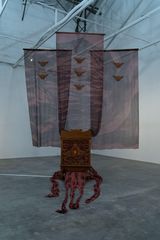 Larung May the Blooms Be Carried Safely through the Night by Dian Suci contemporary artwork installation