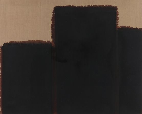 Burnt Umber  Ultramarine Blue by Yun Hyong-Keun contemporary artwork Painting