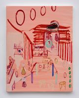 Knitting Studio by Jihyun Lee contemporary artwork painting works on paper