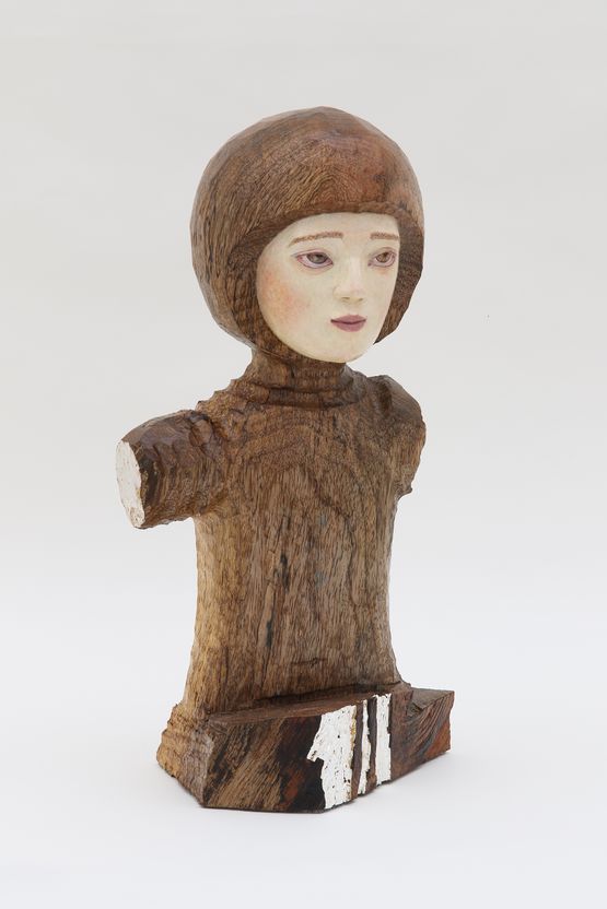 12 Torso No. 1 torso of anxious boy by Tanada Koji contemporary artwork Sculpture