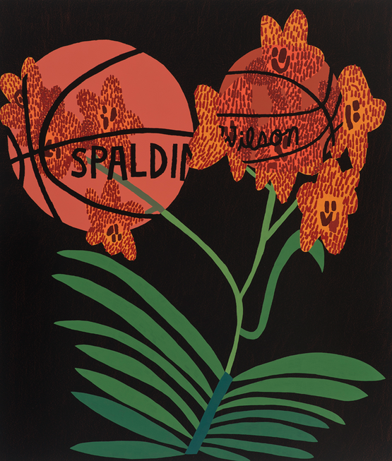 Collaboration Appropriation 4 by Jonas Wood contemporary artwork Painting