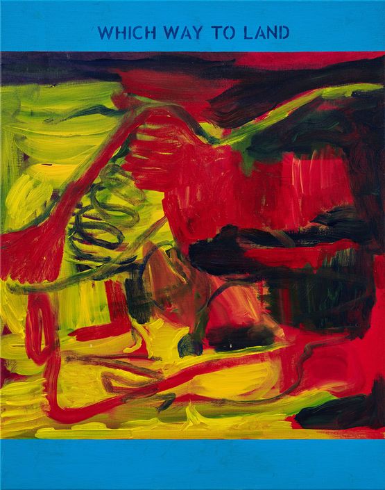 Which Way to Land by Sawangwongse Yawnghwe contemporary artwork Painting