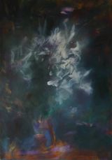 Lily Triptych 3 by Jake Wood-Evans contemporary artwork painting