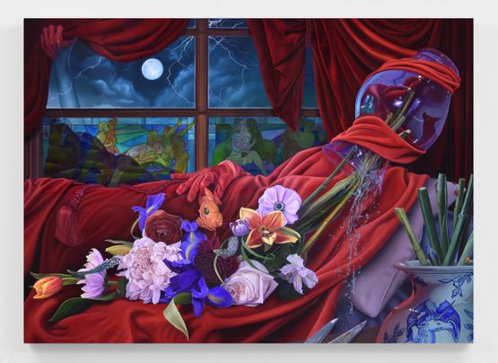 Tug of War by Marisa Adesman contemporary artwork Painting