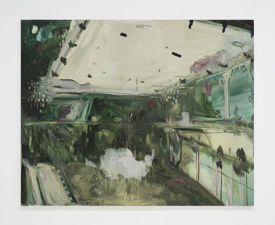 Loosing the ground under ones feet by Rudy Cremonini contemporary artwork Painting