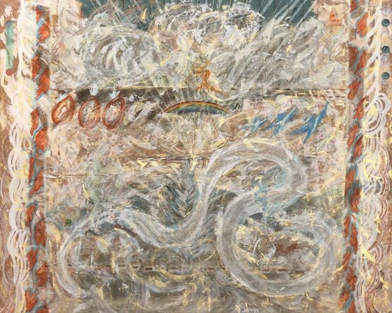 Incense_cloud by Woo Min Jung contemporary artwork Painting