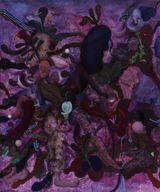 Chatter-Lily by Nick Modrzewski contemporary artwork painting
