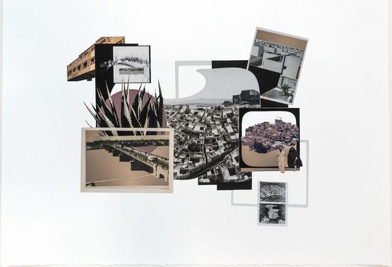 The Nature of Fiction by Sama Alshaibi contemporary artwork Works on Paper