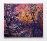 The sky was all orange 2 by Elizabeth Magill contemporary artwork painting print works on paper