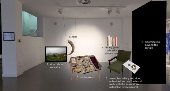 Homecoming by Nilufer Musayeva contemporary artwork Installation