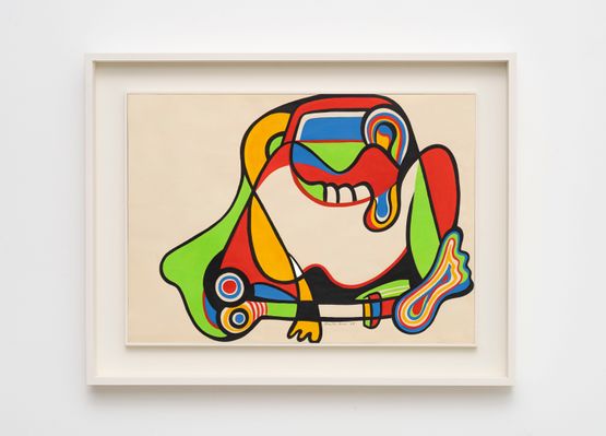 A Mulher no Volante The woman at the steering wheel by Teresinha Soares contemporary artwork Works on Paper