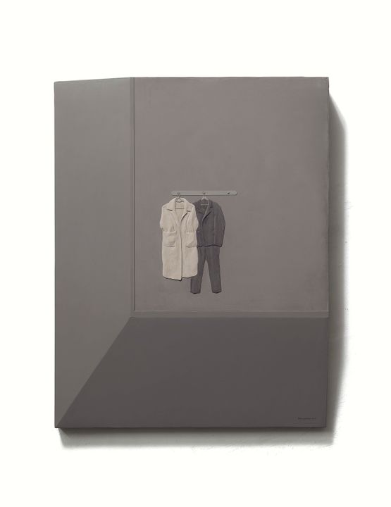 Two Coats  by Huang Yishan contemporary artwork Mixed Media