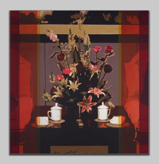 Surveillance and Panorama 33 by Yang Zhenzhong contemporary artwork Painting