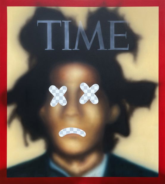 POPULAR SMILE 2 BASQUIAT by Palito Perak contemporary artwork Painting