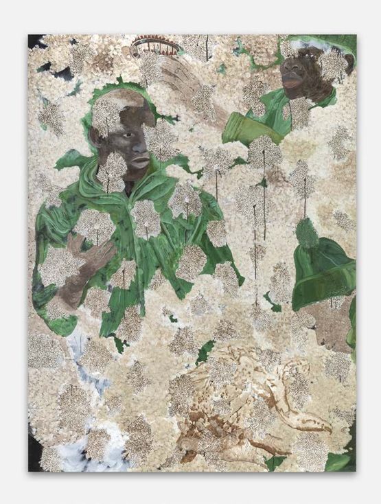 Promises and glory 1 by Omar Ba contemporary artwork Painting