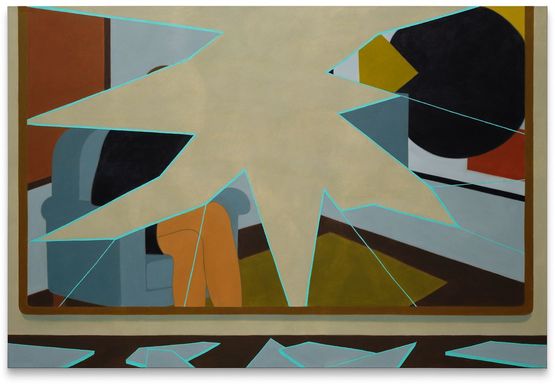 Broken Mirror by Henni Alftan contemporary artwork Painting