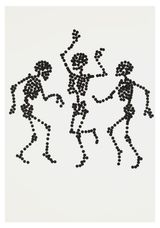 Dance to Dust Drawings 09 by Carlos Amorales contemporary artwork works on paper