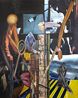 Random Numbers by Rodel Tapaya contemporary artwork Painting