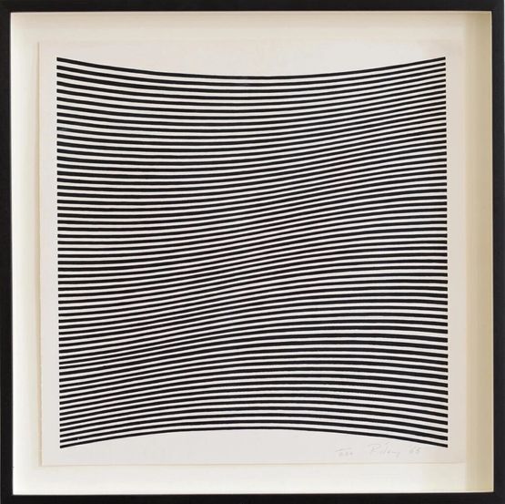 La Lune by Bridget Riley contemporary artwork Print