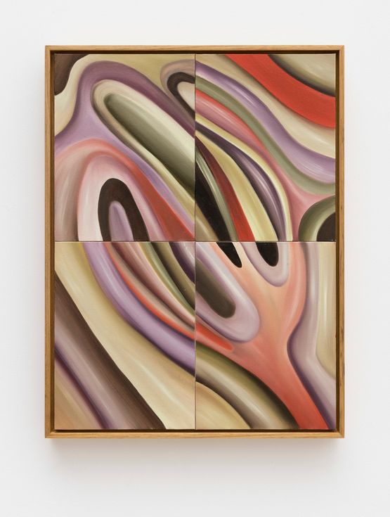 The flow of a serpentine by Gabriela Melzer contemporary artwork Painting