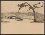Study-Scene 48 by Pamela Phatsimo Sunstrum contemporary artwork drawing works on paper