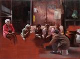 The women from Uamdo by Helena Parada Kim contemporary artwork painting