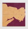 Map Manganese Violet x Quinacridone Magenta by Seung Ah Paik contemporary artwork Works on Paper