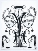 01.09.24 Vase IV by Jasmin Blasco contemporary artwork drawing works on paper