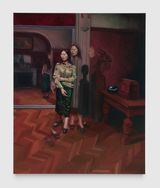 The mirror by Bendt Eyckermans contemporary artwork painting