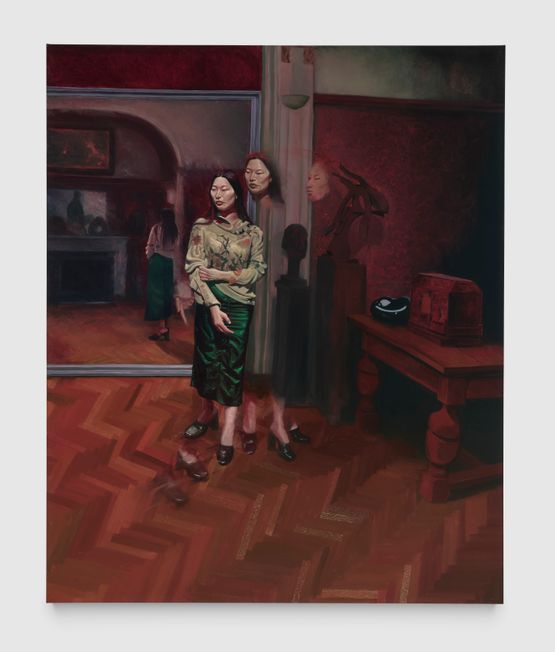 The mirror by Bendt Eyckermans contemporary artwork Painting