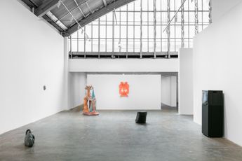 Contemporary art exhibition Group Exhibition Esfingico Frontal at Mendes Wood DM Sao Paulo Brazil
