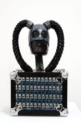 Blindfold the Noise III by Xenson Samson Ssenkaaba contemporary artwork mixed media