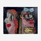 Double Portraits I by Trude Viken contemporary artwork painting