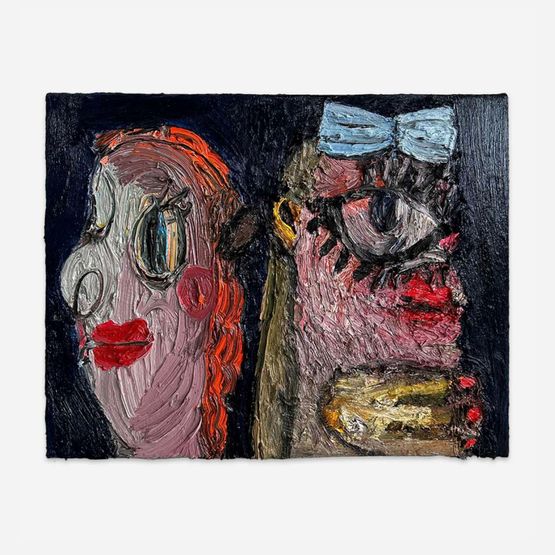 Double Portraits I by Trude Viken contemporary artwork Painting