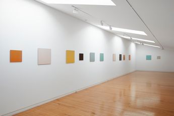 Contemporary art exhibition Simon Morris Colour follows light light follows colour at Two Rooms Auckland New Zealand