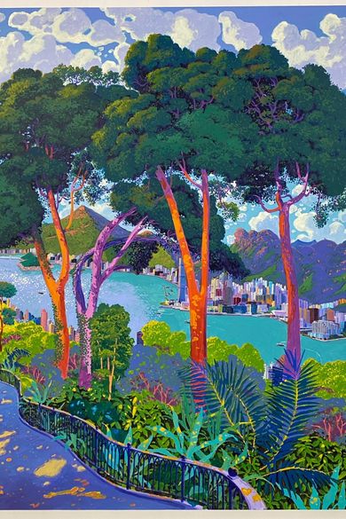 Dream Journey Through Stephen Wong Chun Hei's Landscapes